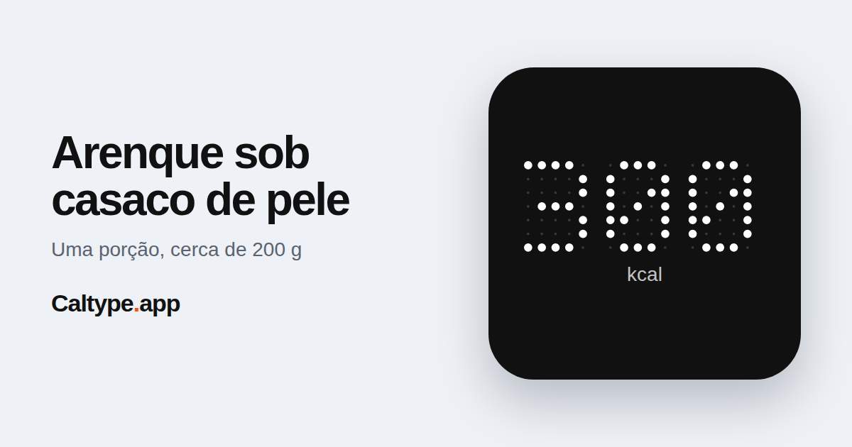Compartilhar: Arenque sob casaco de pele