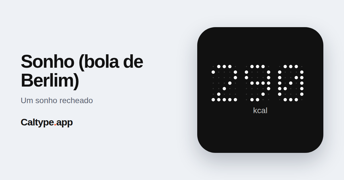 Compartilhar: Sonho (bola de Berlim)