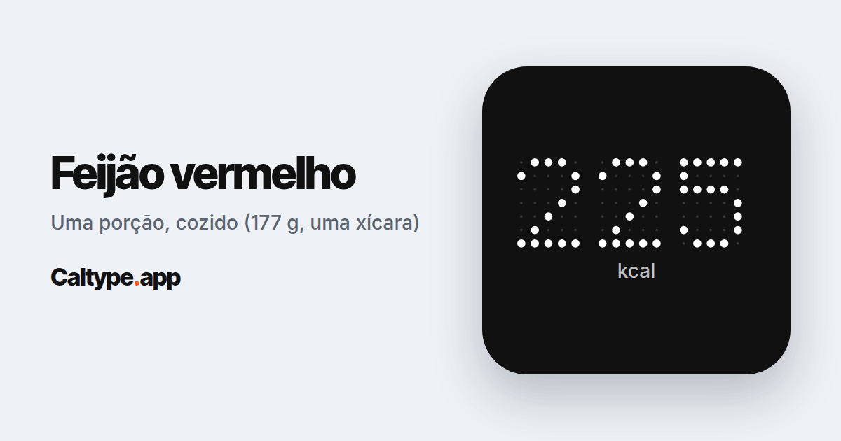 Compartilhar: Feijão vermelho