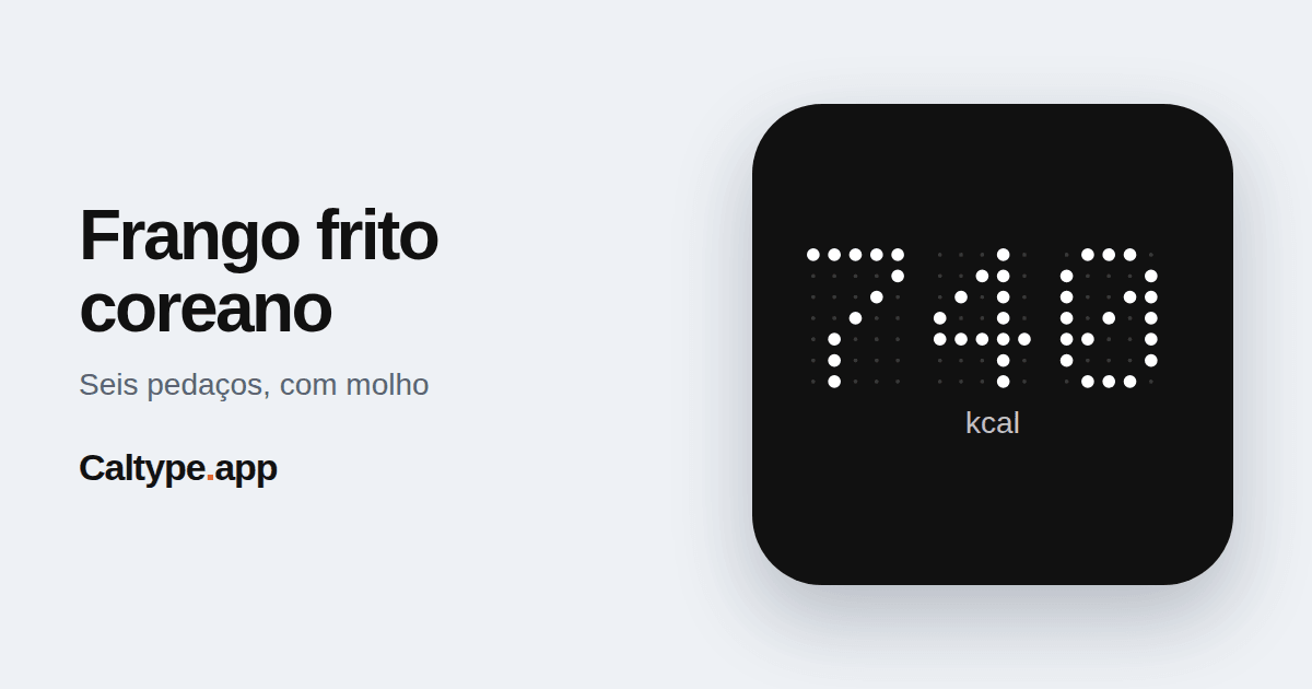 Compartilhar: Frango frito coreano