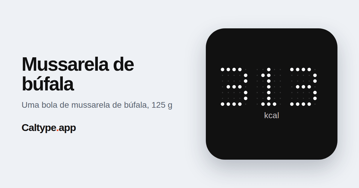 Compartilhar: Mussarela de búfala