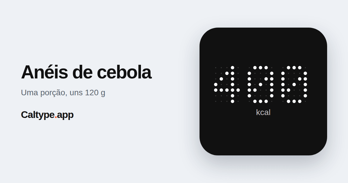 Compartilhar: Anéis de cebola