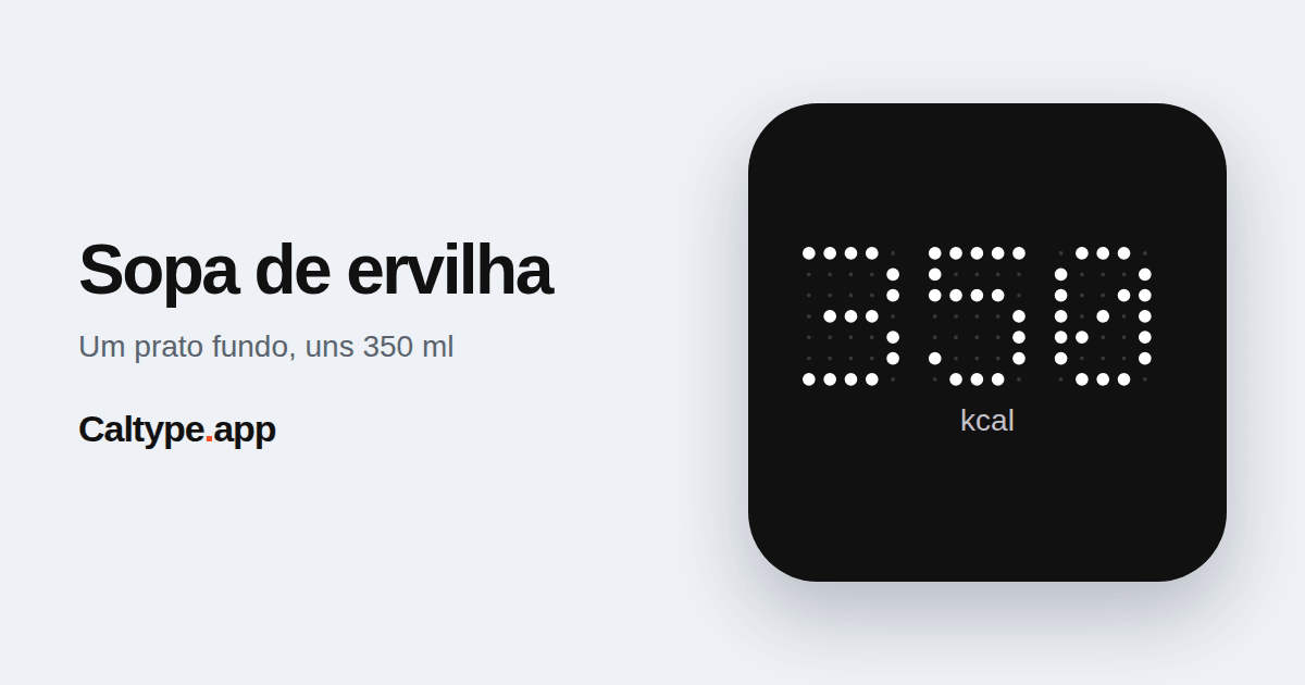 Compartilhar: Sopa de ervilha