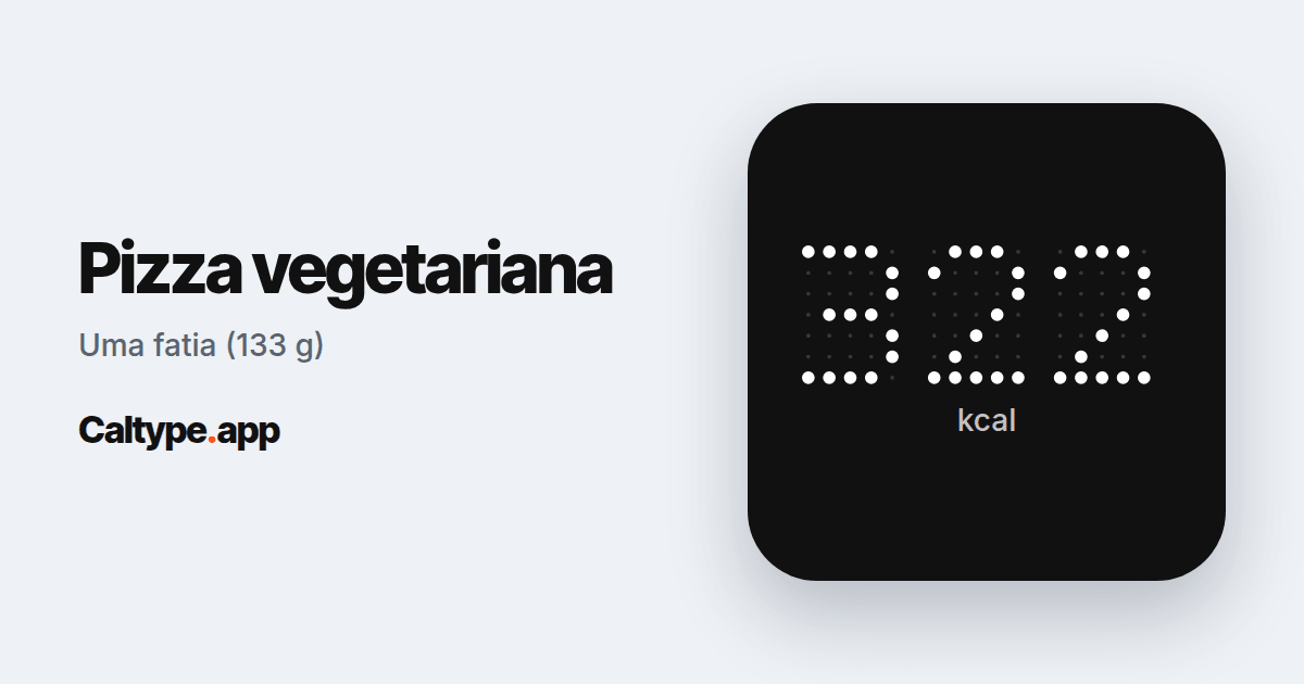Compartilhar: Pizza vegetariana