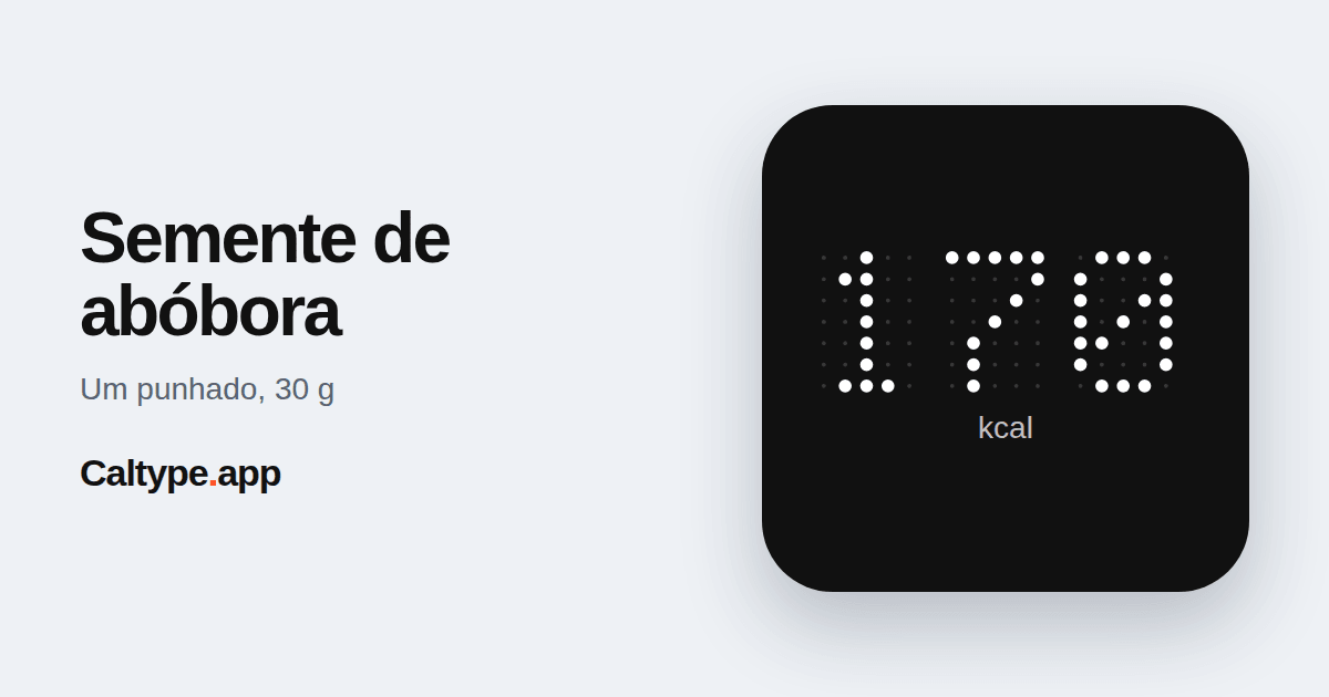 Compartilhar: Semente de abóbora