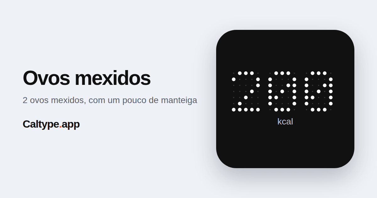Compartilhar: Ovos mexidos