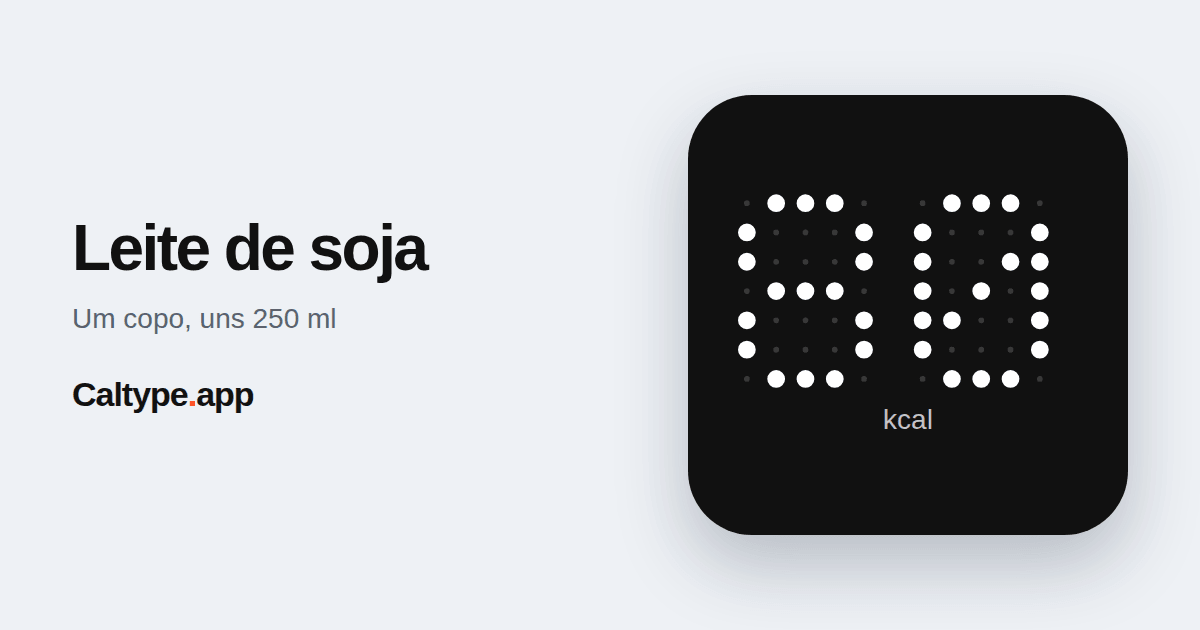 Compartilhar: Leite de soja