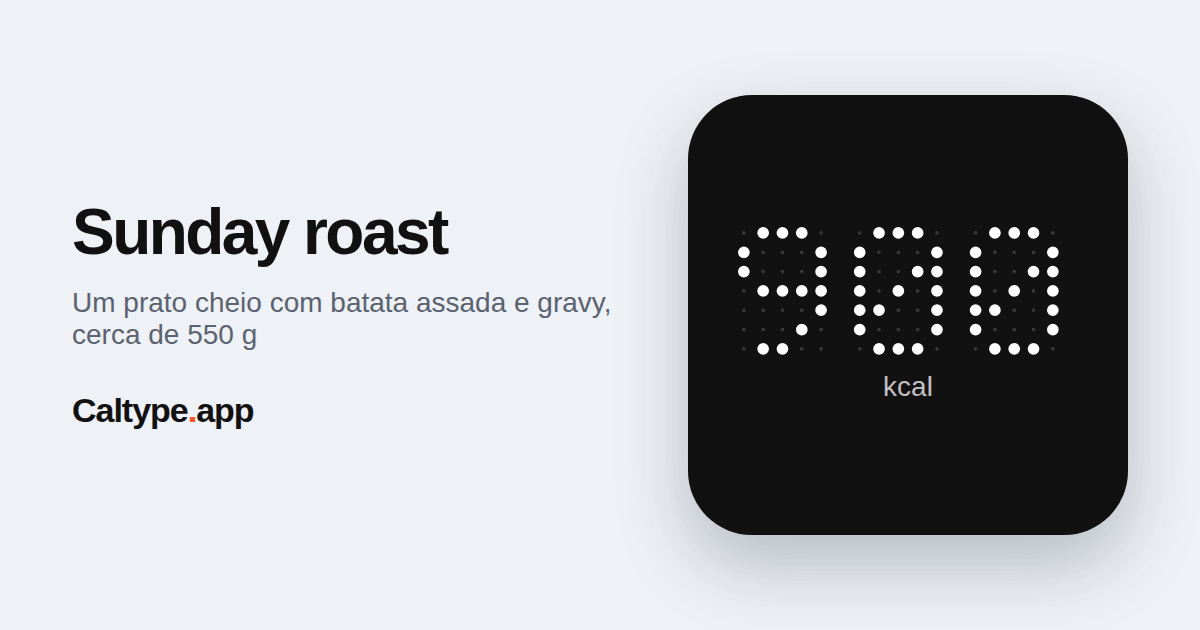 Compartilhar: Sunday roast