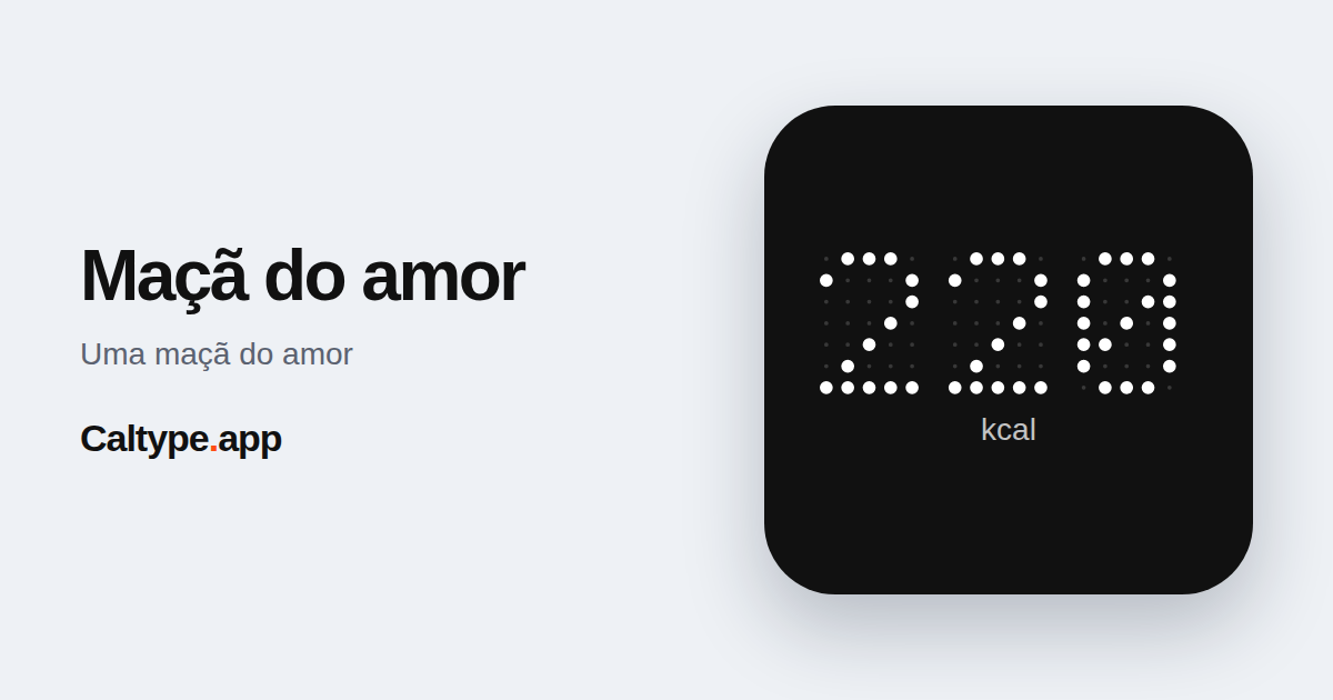 Compartilhar: Maçã do amor