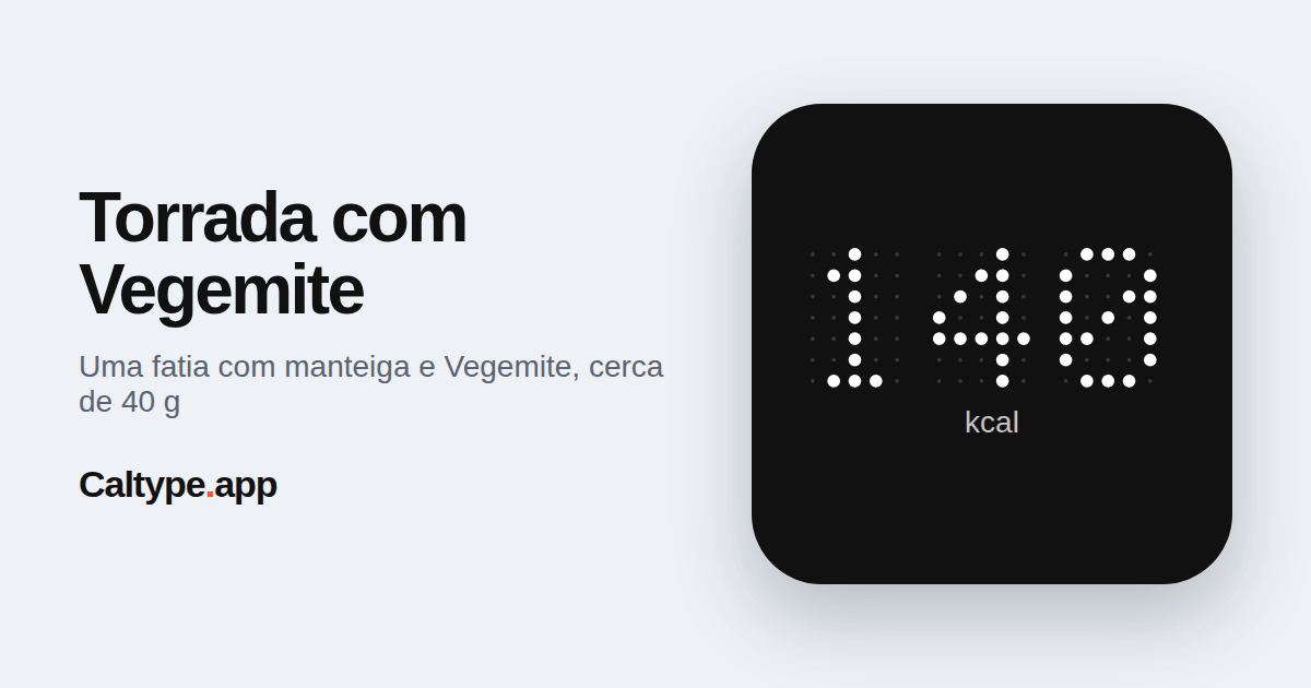 Compartilhar: Torrada com Vegemite
