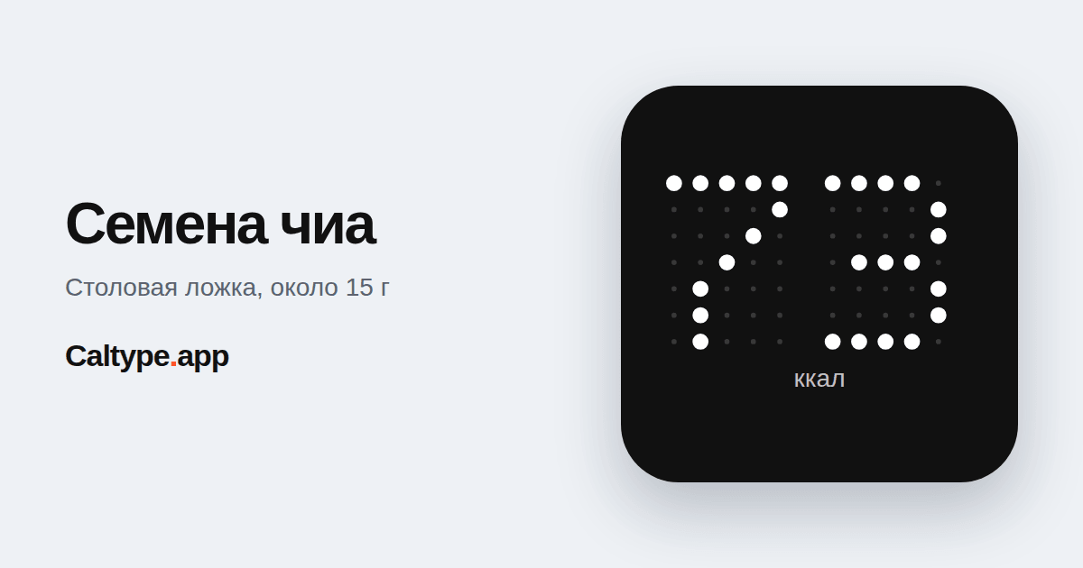 Поделиться: Семена чиа