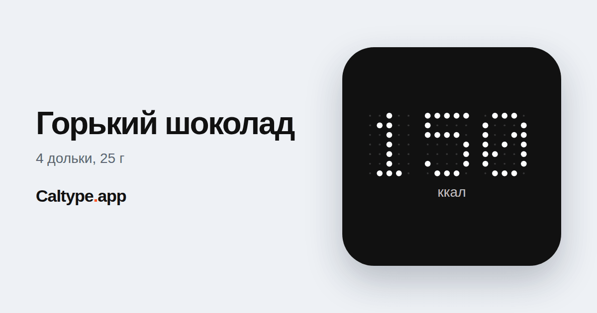 Поделиться: Горький шоколад