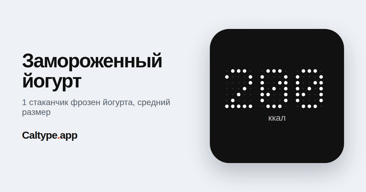 Поделиться: Замороженный йогурт
