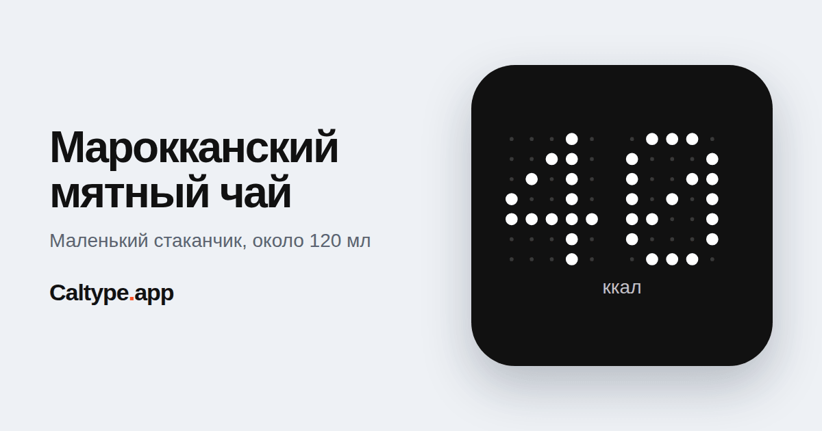 Поделиться: Марокканский мятный чай