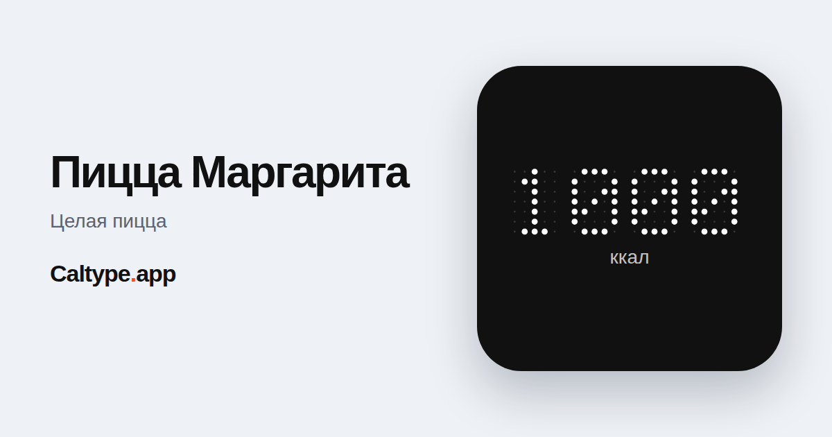 Поделиться: Пицца Маргарита