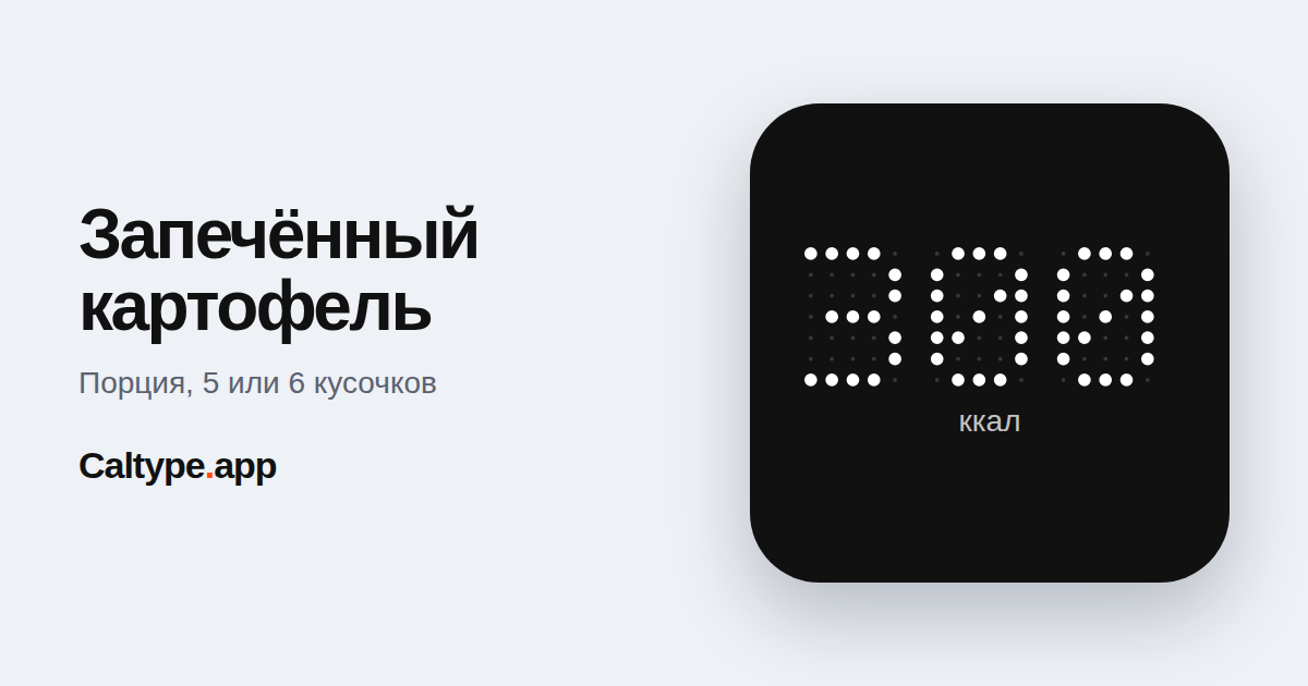Поделиться: Запечённый картофель