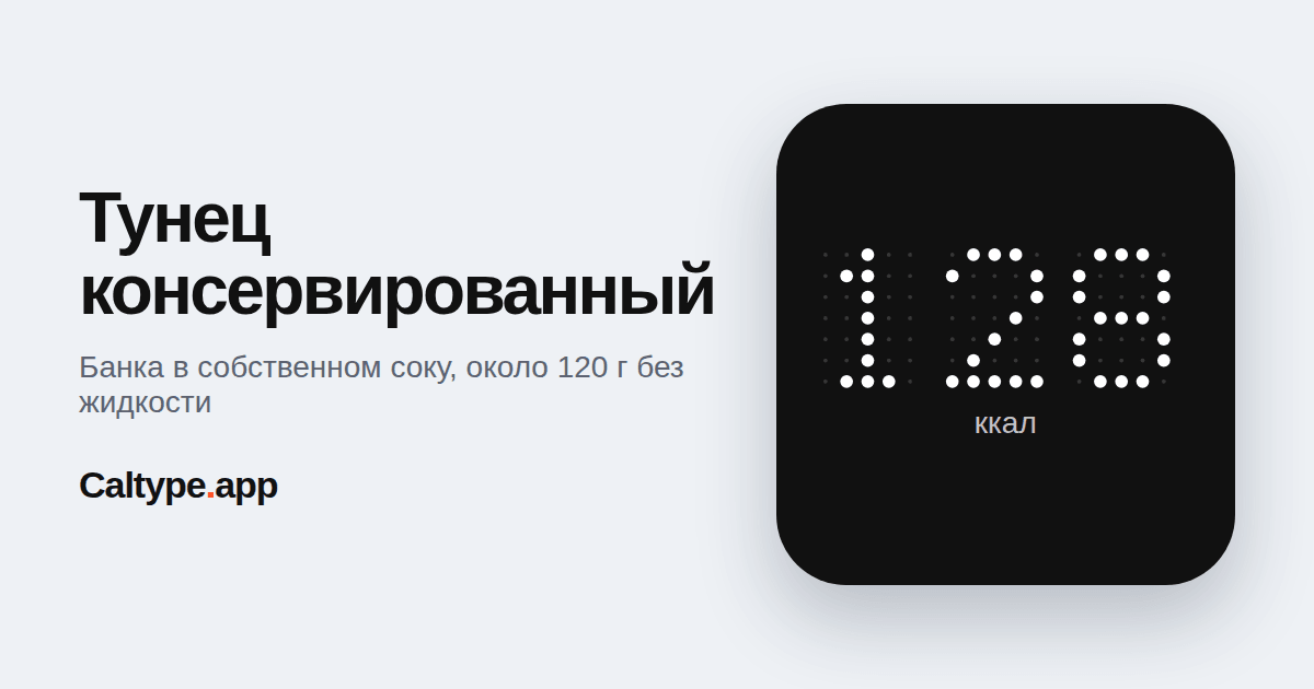 Поделиться: Тунец консервированный