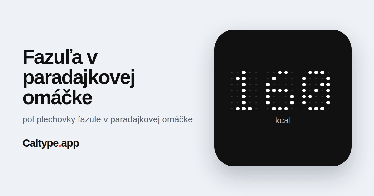 Zdieľať: Fazuľa v paradajkovej omáčke