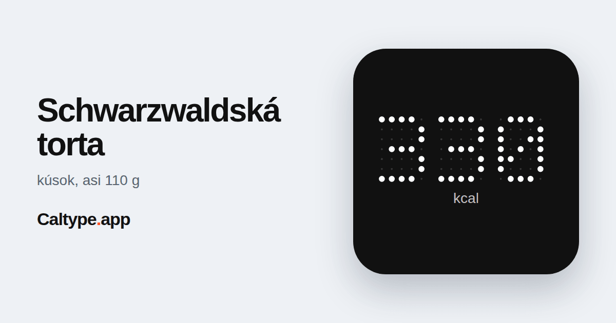 Zdieľať: Schwarzwaldská torta