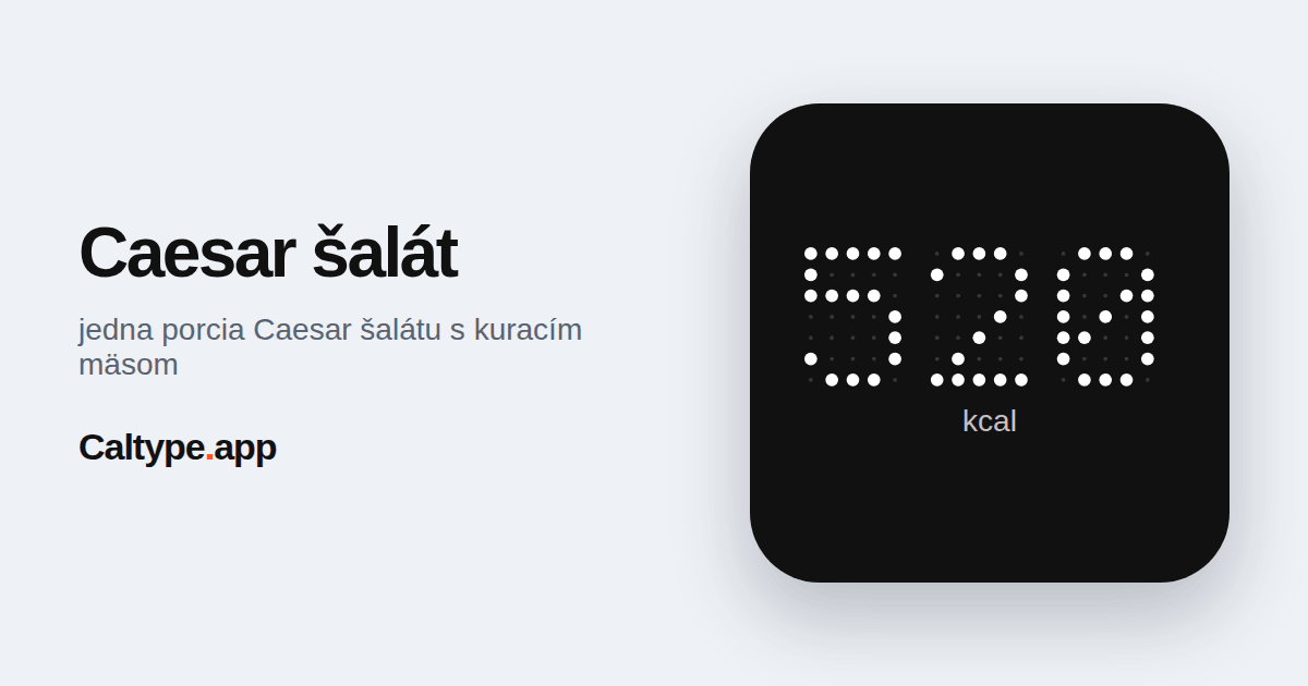 Zdieľať: Caesar šalát