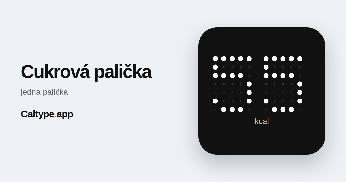 Zdieľať: Cukrová palička