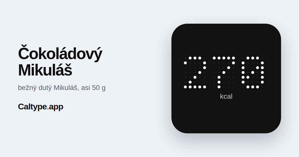 Zdieľať: Čokoládový Mikuláš