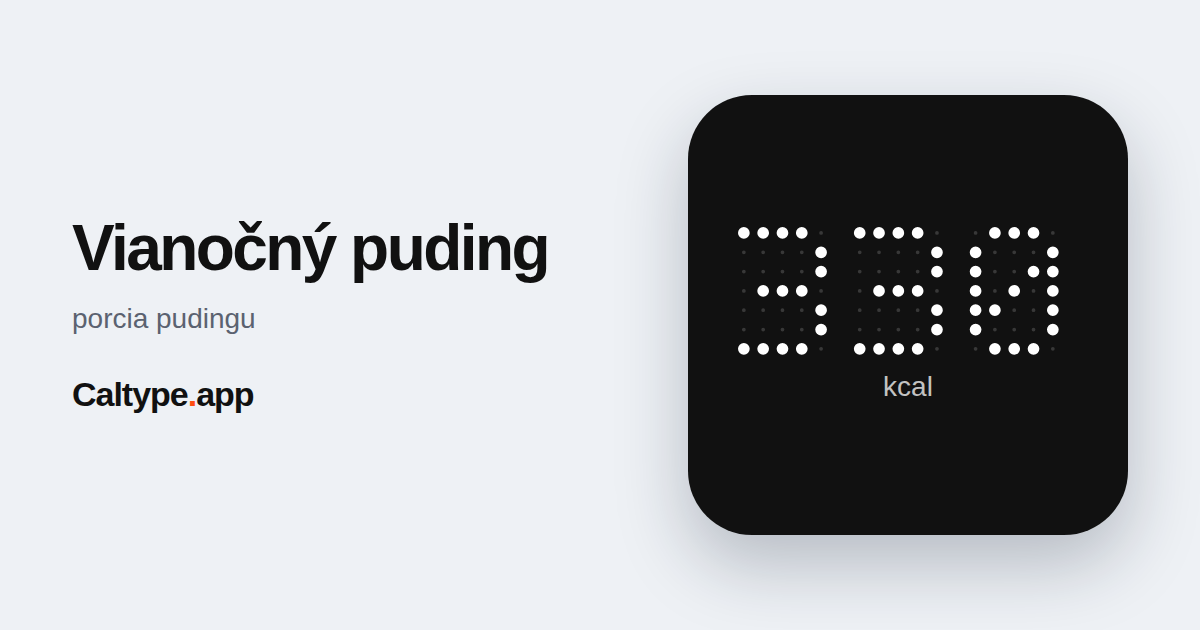 Zdieľať: Vianočný puding