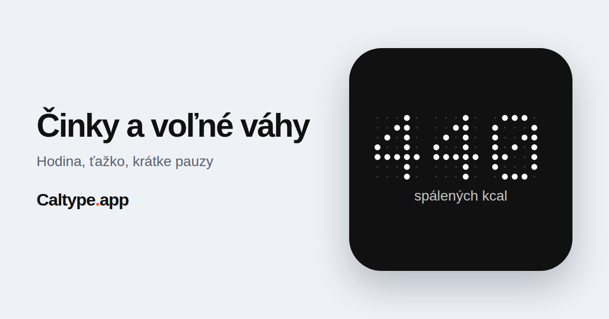 Zdieľať: Činky a voľné váhy