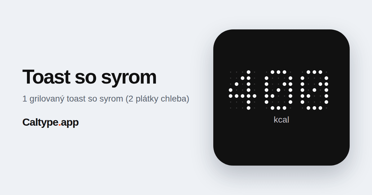Zdieľať: Toast so syrom