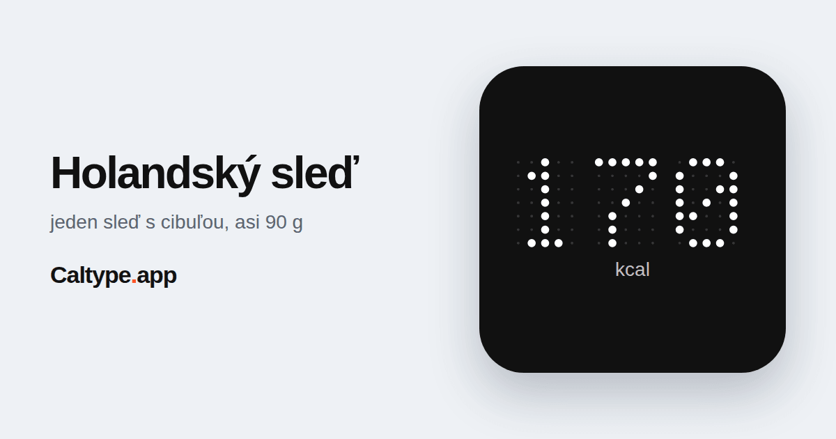Zdieľať: Holandský sleď