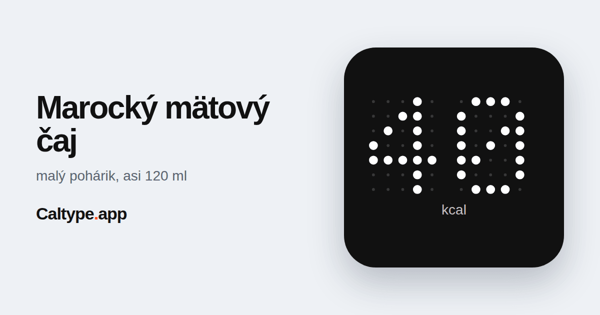 Zdieľať: Marocký mätový čaj