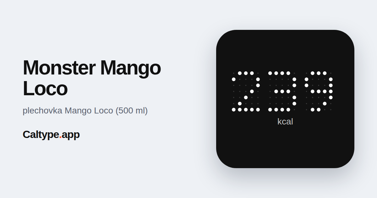 Zdieľať: Monster Mango Loco