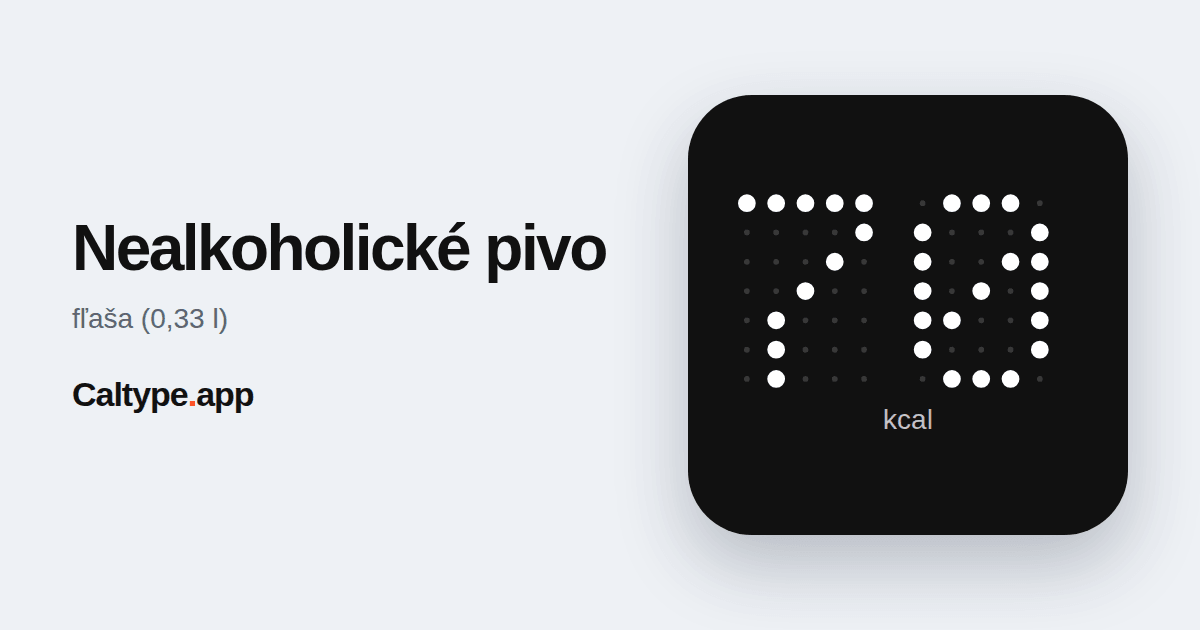 Zdieľať: Nealkoholické pivo