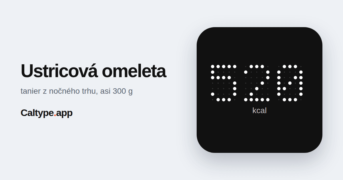 Zdieľať: Ustricová omeleta