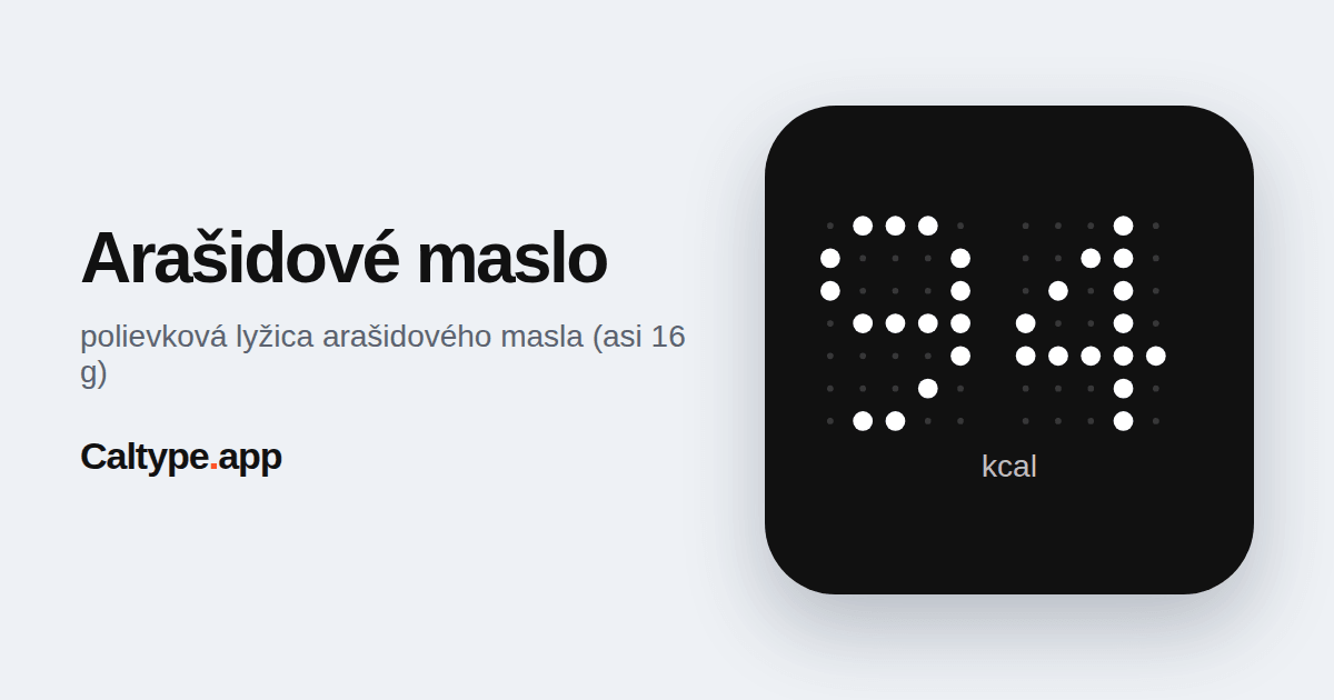 Zdieľať: Arašidové maslo