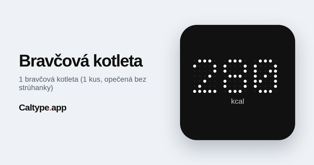 Zdieľať: Bravčová kotleta