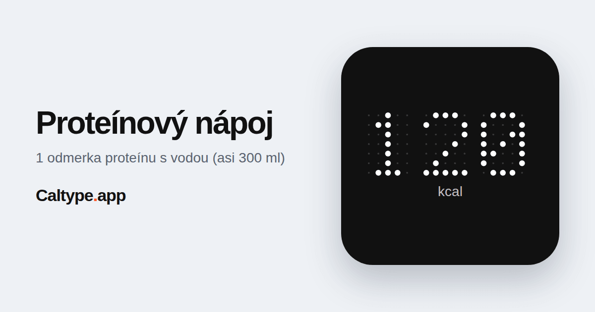 Zdieľať: Proteínový nápoj