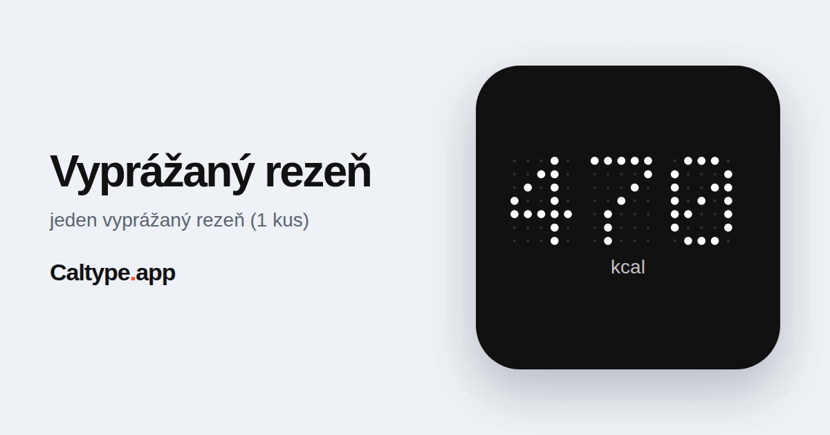 Zdieľať: Vyprážaný rezeň