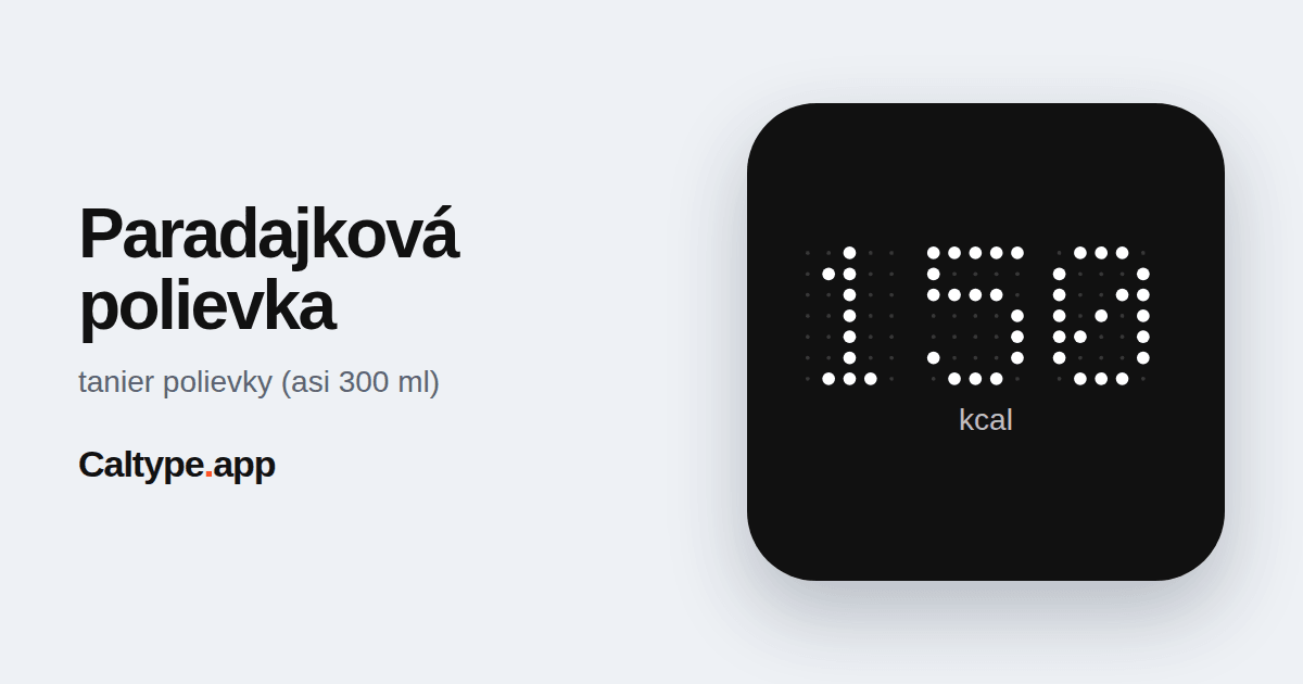 Zdieľať: Paradajková polievka