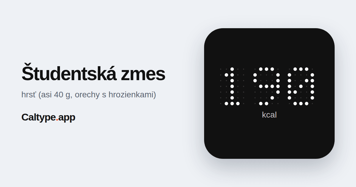 Zdieľať: Študentská zmes