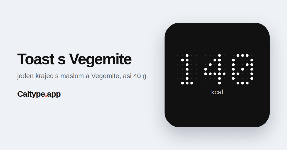 Zdieľať: Toast s Vegemite