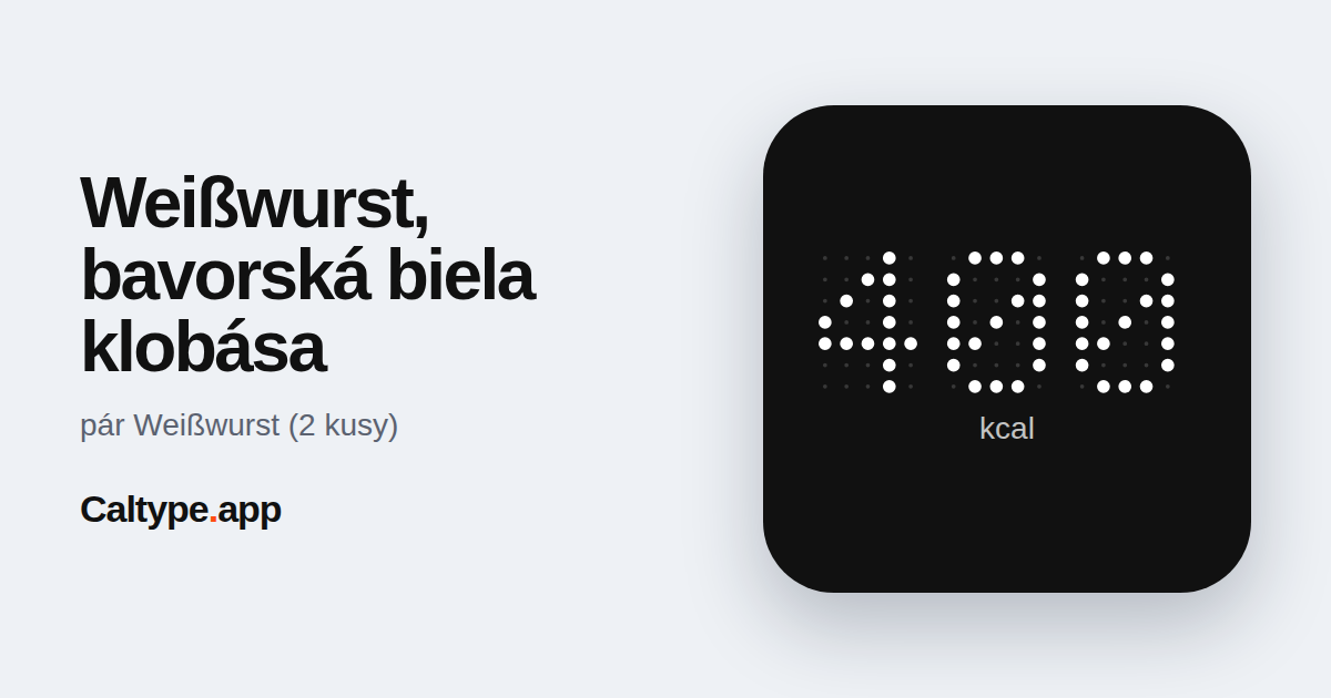 Zdieľať: Weißwurst, bavorská biela klobása