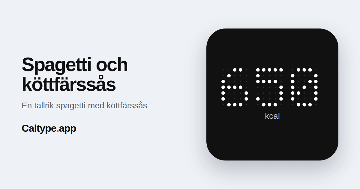 Dela: Spagetti och köttfärssås
