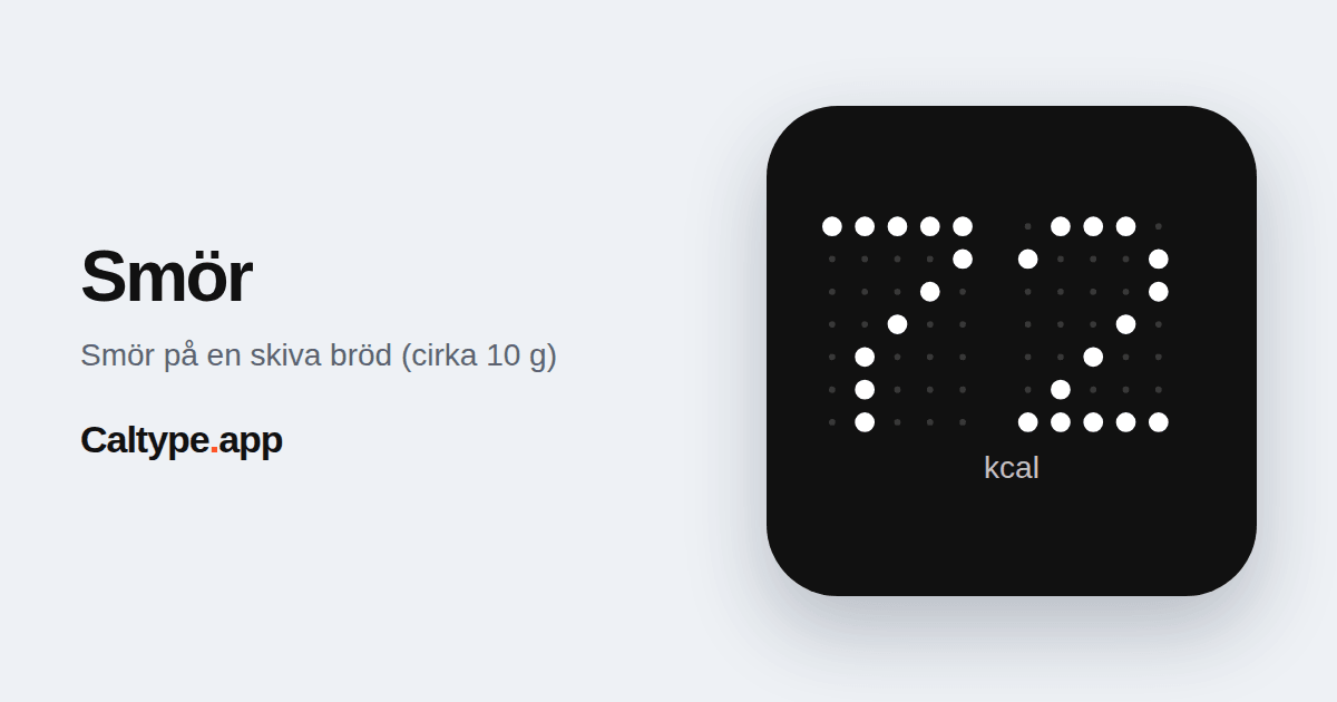 Dela: Smör