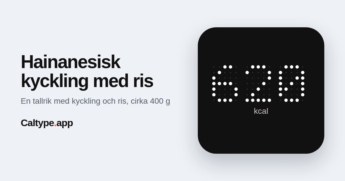 Dela: Hainanesisk kyckling med ris