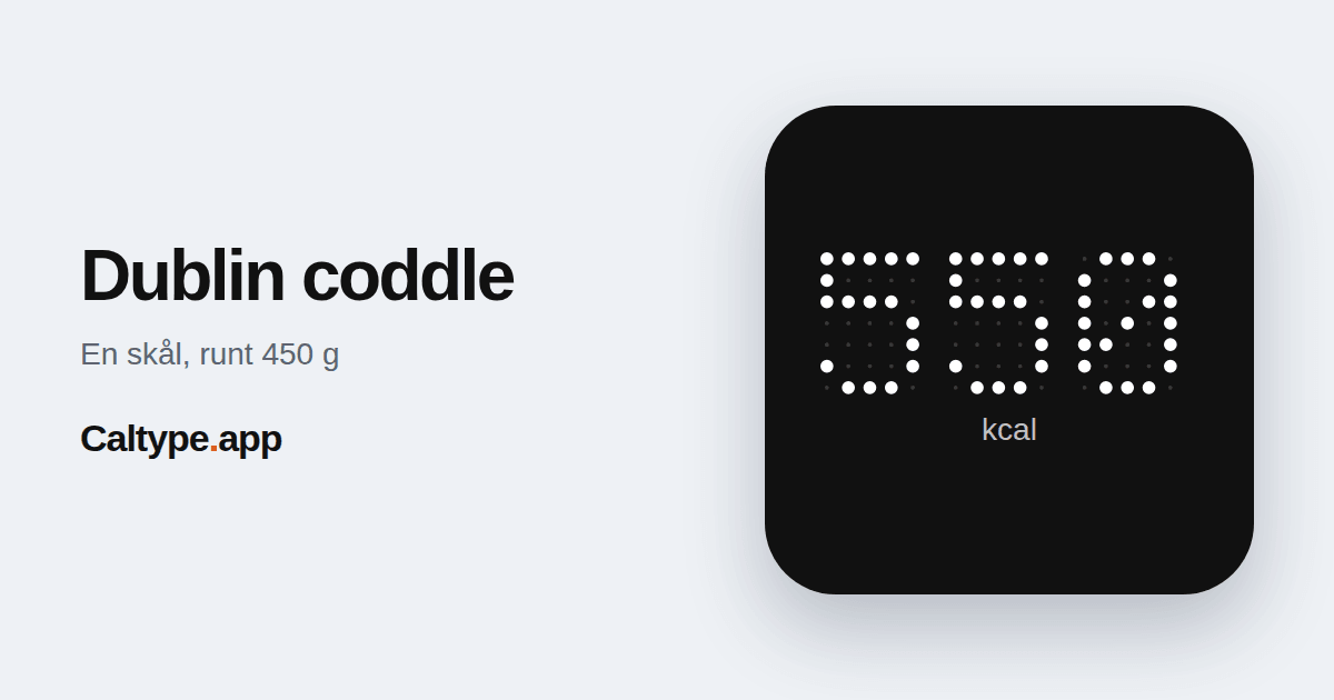 Dela: Dublin coddle