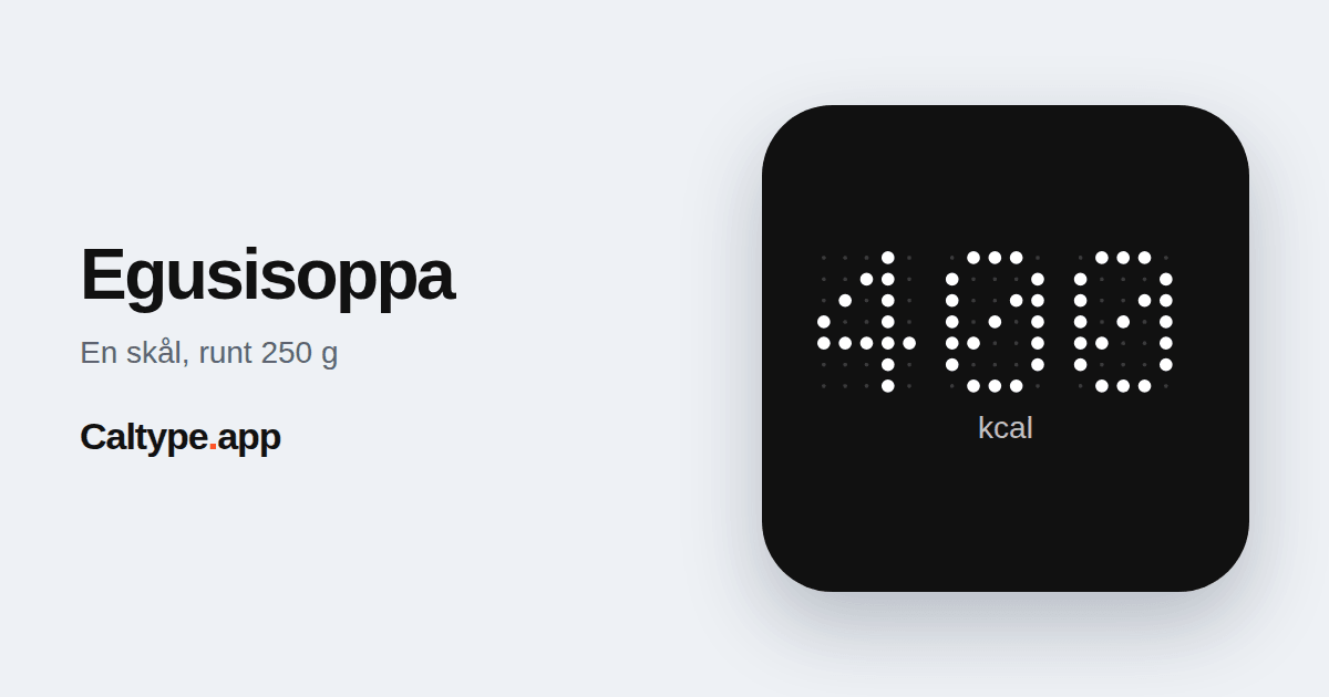 Dela: Egusisoppa