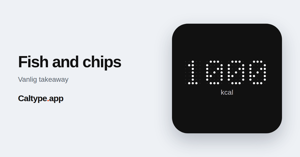 Dela: Fish and chips