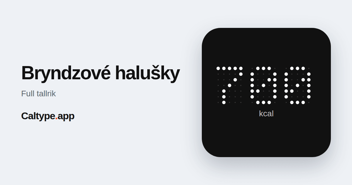 Dela: Bryndzové halušky