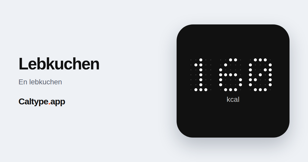 Dela: Lebkuchen